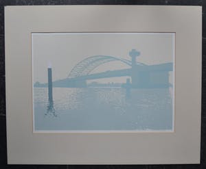 Clemens Zijlmans - Van Brienenoordbrug - zeefdruk - gesigneerd - nr 3 van 10 kopen? Bied vanaf 1!