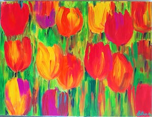 Elena Polyakova - Tulpen in kleur kopen? Bied vanaf 99!