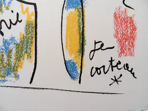 Jean Cocteau - Europa - De Raad van Wijzen, Lithografie, 1961 kopen? Bied vanaf 80!