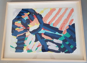 Karel Appel - zeefdruk, netjes ingelijst kopen? Bied vanaf 400!