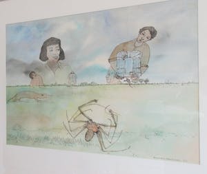 Marie Anne Steenhuizen - Surrealistische voorstelling van mensen en dieren kopen? Bied vanaf 1!