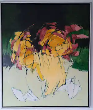 Hendrik van Veenendaal - Abstract - Ingelijst verkauft für € 174!