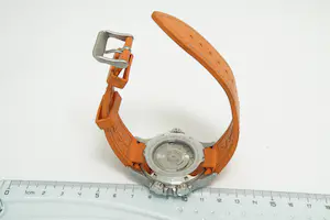 4- Sportief HAMILTON Khaki Air Race GMT H77665373 oranje kunststof band kopen? Bied vanaf 120!