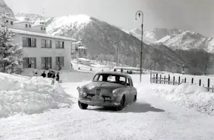 Niet of onleesbaar gesigneerd - Alfa Romeo 1900Ti #98 - Edgar Berney Sestriere Rally 1955 kaufen? Bieten Sie von 10!