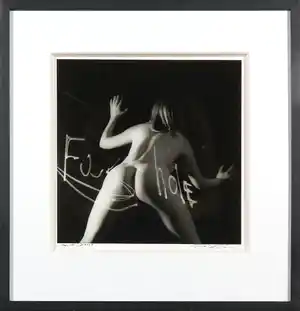 Paul Blanca - Foto, F*** hole - Ingelijst verkocht voor € 250!