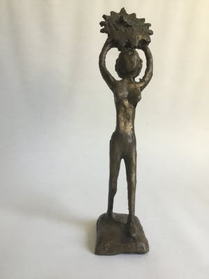 Brons (Onbekend) - Naakte vrouw met zon kopen? Bied vanaf 10!