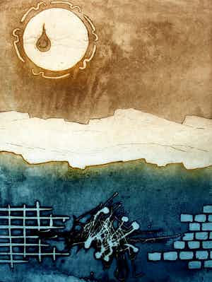 Jan Montyn - ets/aquatint - 1975 verkocht voor € 99!