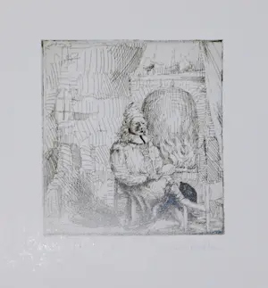 Volker Ritters - e.a: zes handgesigneerde zeefdrukken: Alchemist, Landschappen I t/m V kopen? Bied vanaf 35!