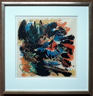 Karel Appel - Paysage humain, litho (mooi ingelijst) kopen? Bied vanaf 895!