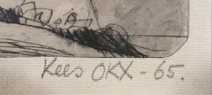 Kees Okx - Kleurenets, Gorges du tarn - Ingelijst kopen? Bied vanaf 50!