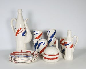 Klara Obereder - voor Villeroy & Boch, 15-delig koffieservies, Spirit of the USA: Coca Cola kopen? Bied vanaf 1!