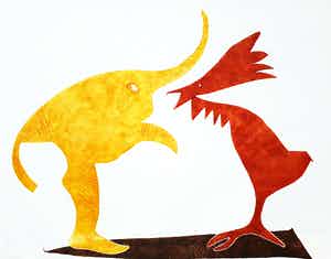 Reinhoud D'Haese - Vereend met hart en ziel, metaaldruk verkocht voor € 300!