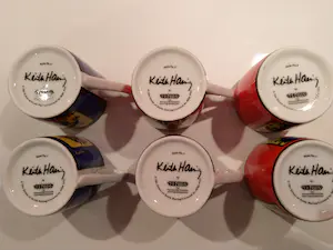 Keith Haring - Complete collectie Könitz espresso kopjes blauw rood (style 1 t/m 6) kopen? Bied vanaf 150!