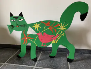 Corneille - Metalen kat kopen? Bied vanaf 300!
