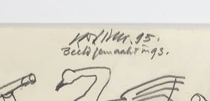 Carel Visser - Potlood, Beeldontwerp - Ingelijst kopen? Bied vanaf 1!