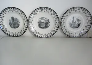 Villeroy en Boch - 3 borden Boch Freres - La Louviere kopen? Bied vanaf 50!