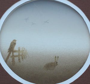 Ari Stolk - Gouache: Buizerd - 1977 kopen? Bied vanaf 75!