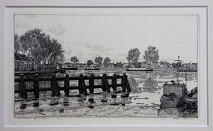 Frans Room - luxe cassette met 12 etsen van Waterland + boek kopen? Bied vanaf 125!