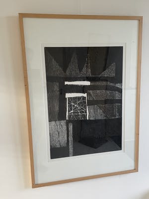 Guillaume Le Roy - Compositie in zwart-wit uit 1985 kopen? Bied vanaf 75!