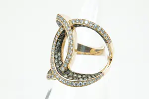 31- Exclusieve AL-CORO 18krt rosé goud & diamanten (1.20ct)  design ring kopen? Bied vanaf 1180!