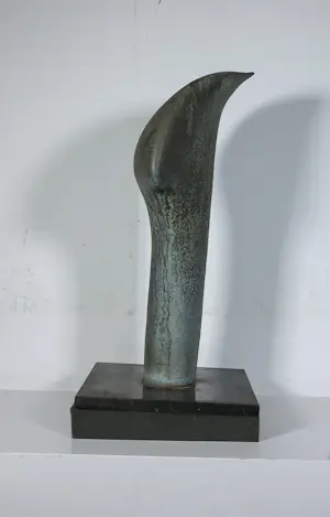 Huub & Adelheid Kortekaas - Groot bronzen beeld, Organische vorm kopen? Bied vanaf 400!