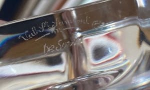 Val-Saint-Lambert - Kristallen presse papier in de vorm van een schelp kopen? Bied vanaf 1!