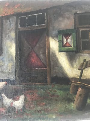 Niet of onleesbaar gesigneerd - Boerenerf Haarzuilens kopen? Bied vanaf 1!