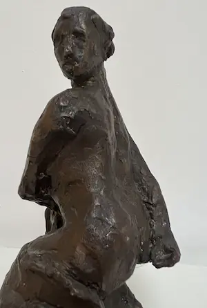 Brons (Onbekend) - bronzen sculptuur | 'Naakte vrouw' kopen? Bied vanaf 1!