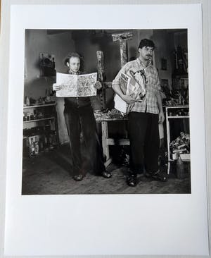 Karel Appel - Henny Riemens foto Karel Appel en Theo Wolvecamp COBRA 1949-51 kaufen? Bieten Sie von 45!