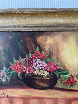 Maria Christina Jacoba Sterre de Jong - Bloemen stilleven in schaal kopen? Bied vanaf 10!