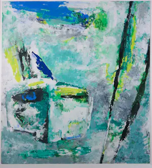 Nico Molenkamp - Zeefdruk op stevig papier, Masker - Ingelijst (Groot) kopen? Bied vanaf 80!