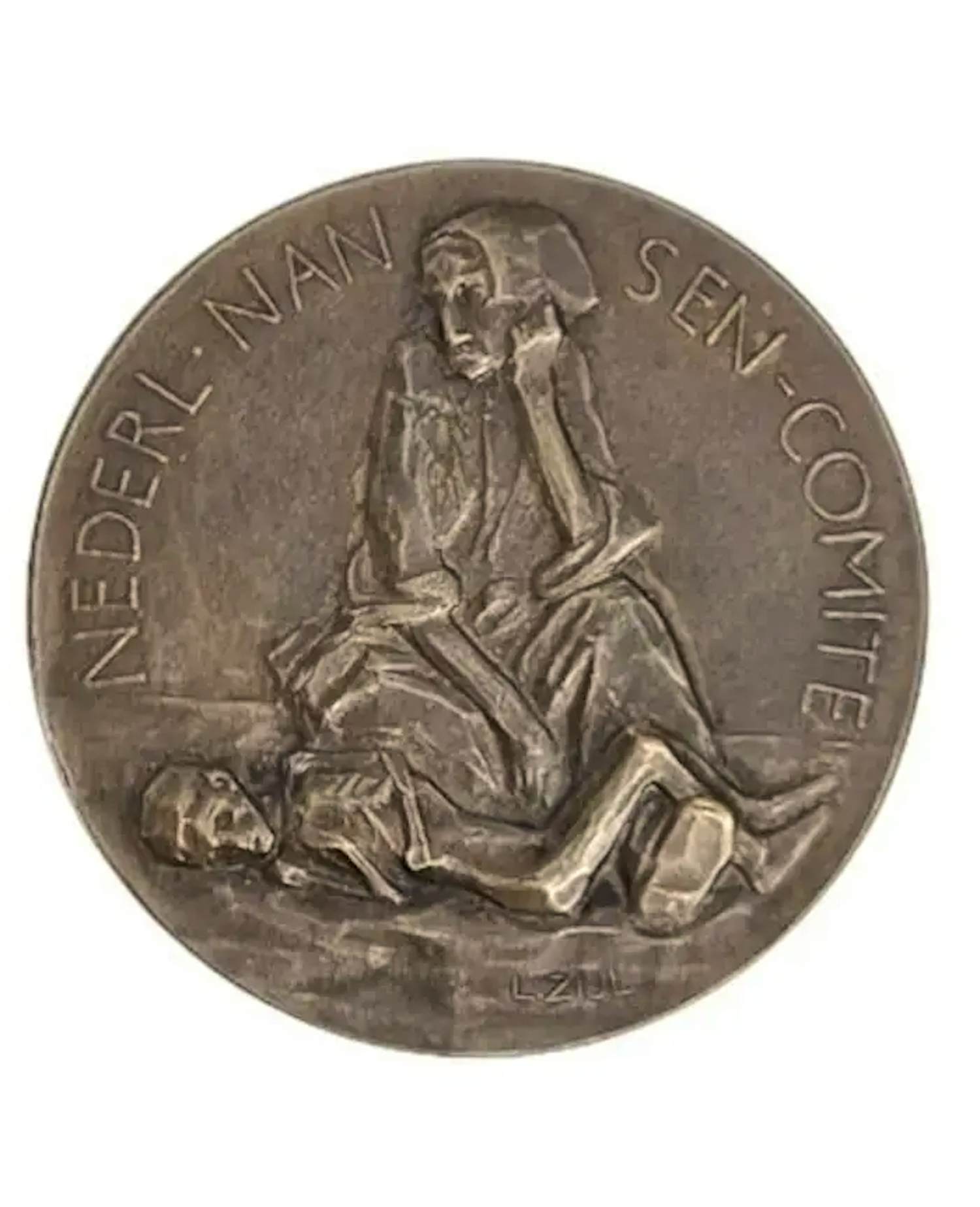 Lambertus Zijl - C van der Hoef- penning - 1923 kopen? Bied vanaf 75!