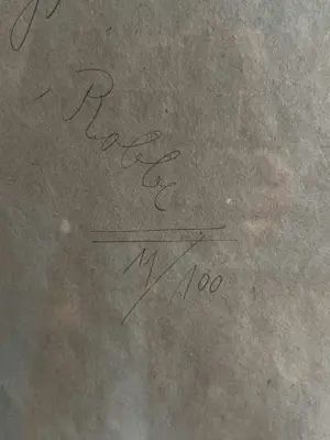 Joseph Beuys - Zeldzame Grote lithografie "Robbe", 11/100 provenance Christie's kopen? Bied vanaf 2200!