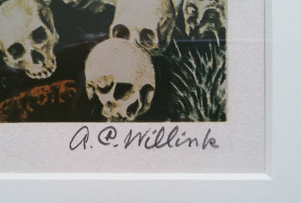Carel Willink - De Tate Gallery verplaatst, zeefdruk (prachtig ingelijst, groot) kopen? Bied vanaf 695!