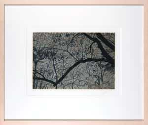 Jan Hendrix - Zeefdruk, Z.T. Takken - Ingelijst verkocht voor € 50!