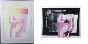 Hermien van Herpt - Lot van twee zeefdrukken, Heilig Huisje - Ingelijst kopen? Bied vanaf 1!