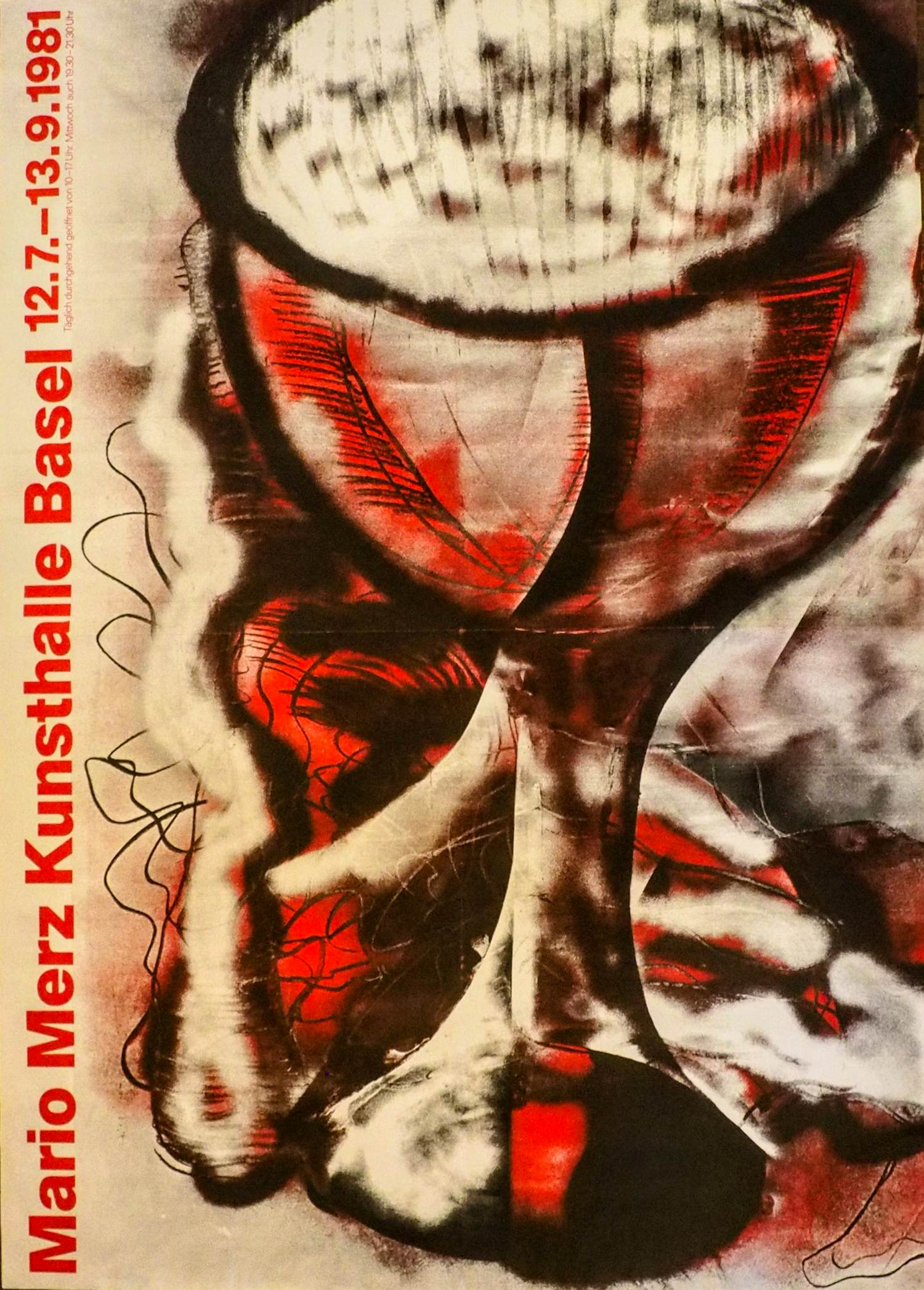 Mario Merz - tentoonstellingsaffiche verkocht voor € 10!