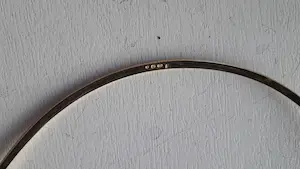 Gouden spang met scharnier kopen? Bied vanaf 1975!