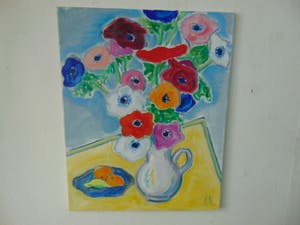 Keimpe Kootstra - "Stilleven met anemonen. " kopen? Bied vanaf 275!