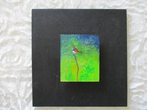 Ari Stolk - Zonder titel (Blauwborst ♂) kopen? Bied vanaf 1!