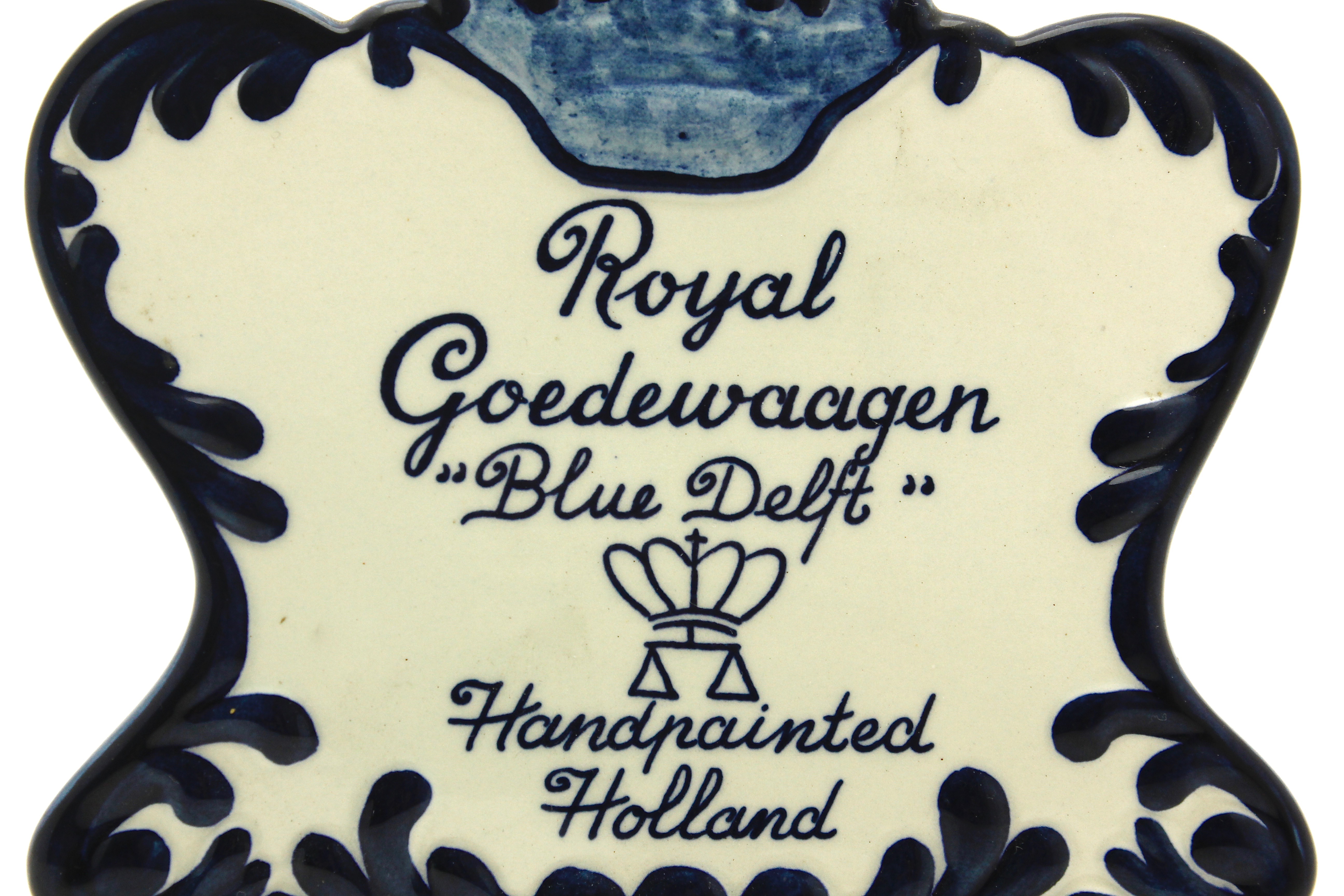 Royal Goedewaagen - Originele keramische reclame display 'Blue Delft' - 1950's kopen? Bied vanaf 19!