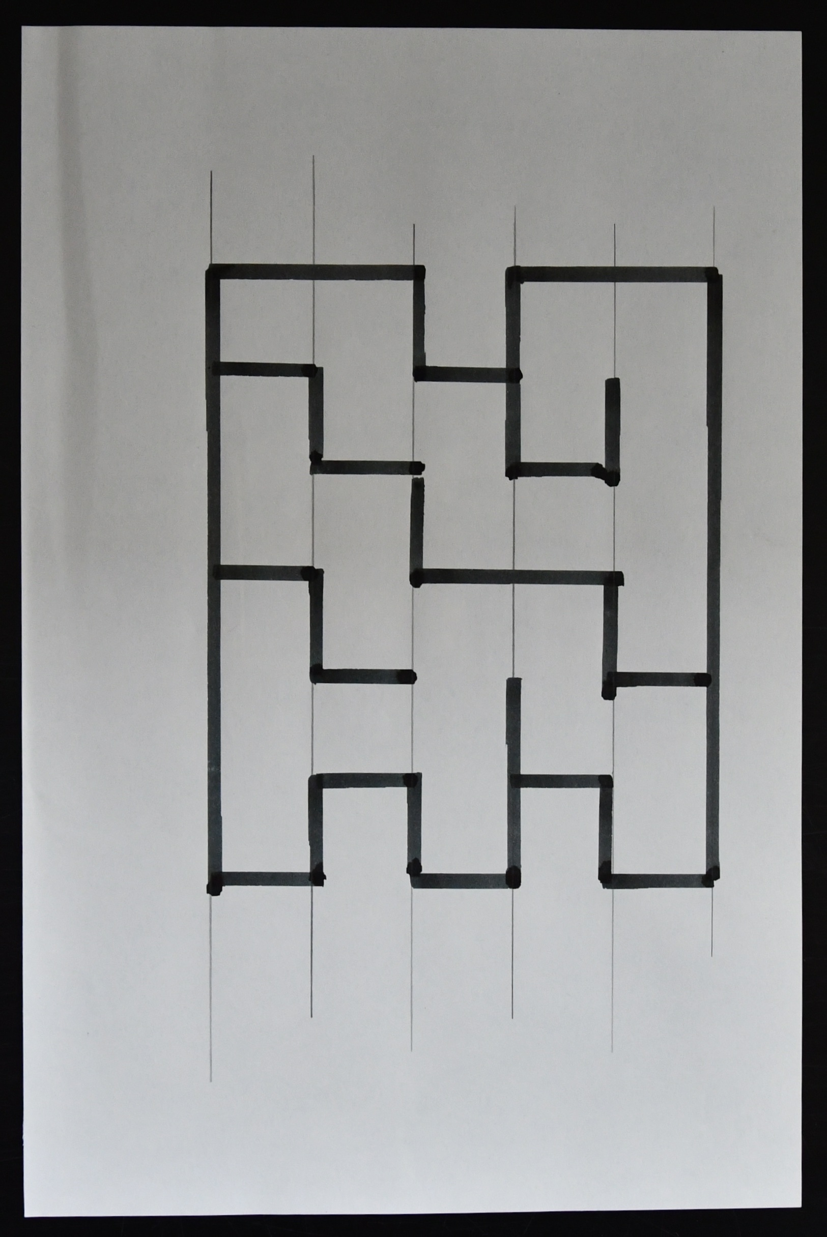 Siep van den Berg - #CONSTRUCTIVISTISCHE TEKENING # 1980, mint kopen? Bied vanaf 35!