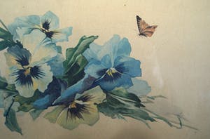 Niet of onleesbaar gesigneerd - 3 aquarellen in jugendstil kopen? Bied vanaf 1!