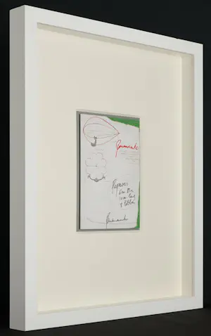 Panamarenko - Gesigneerd, uitnodiging tentoonstelling „Papaver - Luchtschipbouw” plus poster kopen? Bied vanaf 485!