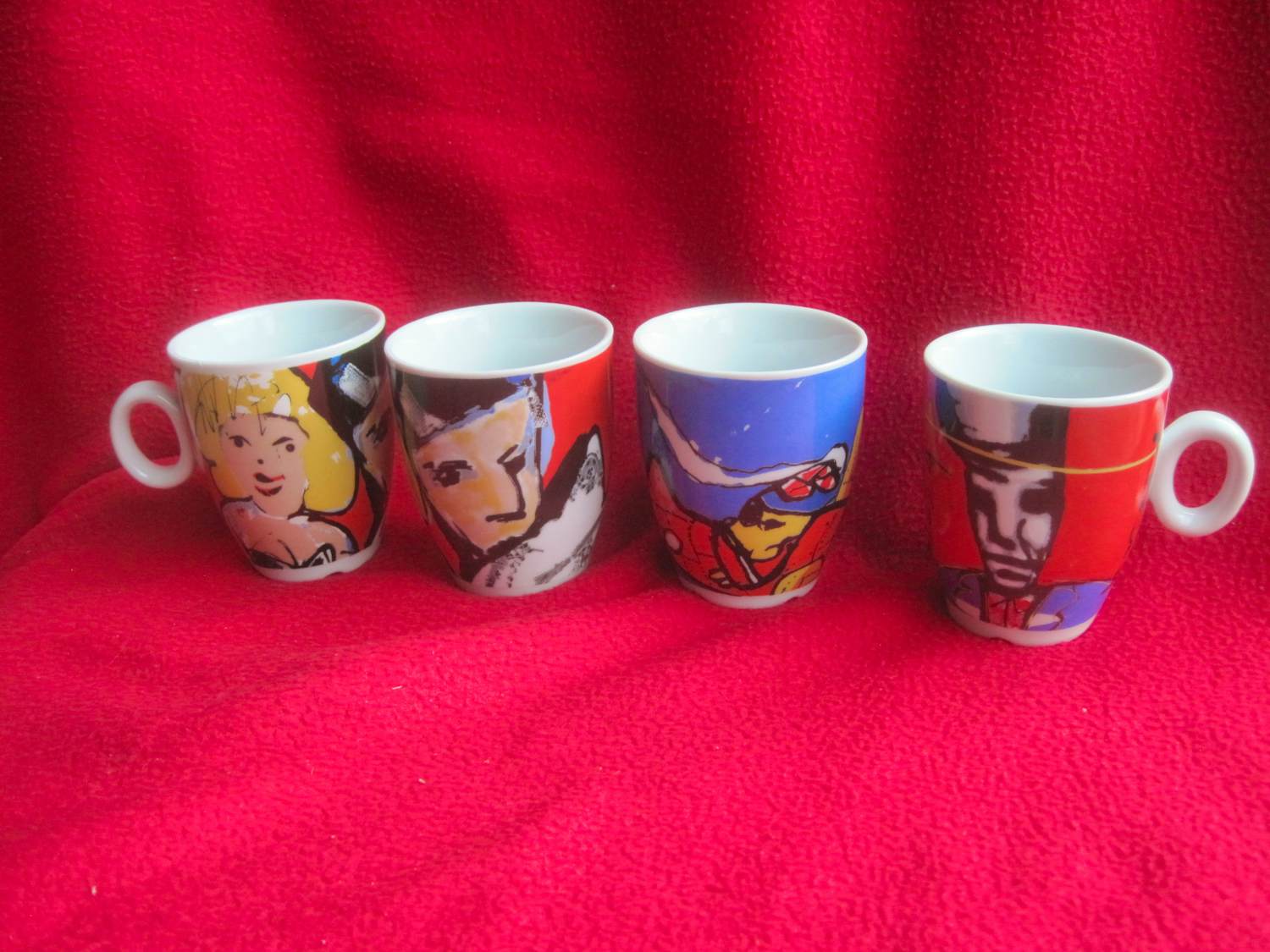 Buy Herman Brood - 4 porseleinen kopjes.? Bid from 25!