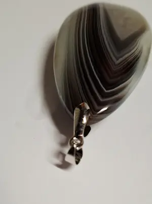 nieuwe Zilveren hanger met Botswana Agaat kopen? Bied vanaf 30!