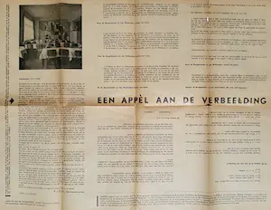 Aldo van Eyck - Een appèl aan de verbeelding, handgesigneerd manifest kopen? Bied vanaf 175!