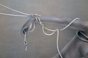 Jean-Paul Cleren - Tied up woman - Surrealistisch naakt kopen? Bied vanaf 1!