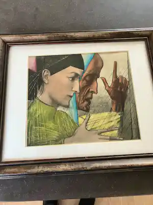 Jan Toorop - jeugd en ouderdom fraai ingekleurd verkauft für € 149!