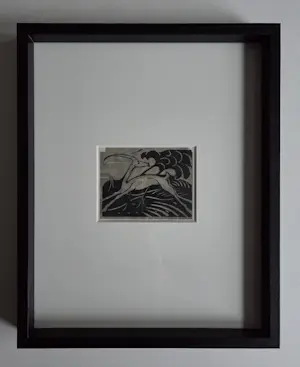 Hildo Krop - Bokje. Houtsnede uit Wendingen. kopen? Bied vanaf 69!